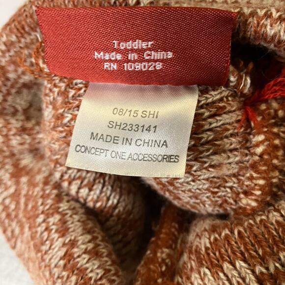 Sock Monkey Toddler Winter Beanie - Picture 4 of 4